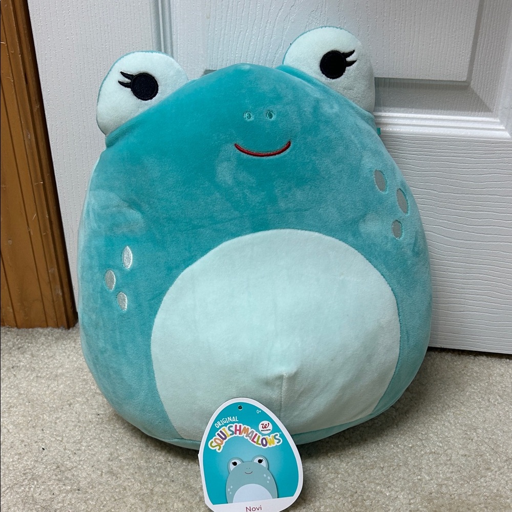 Squishmallows Aqua Frog Plush